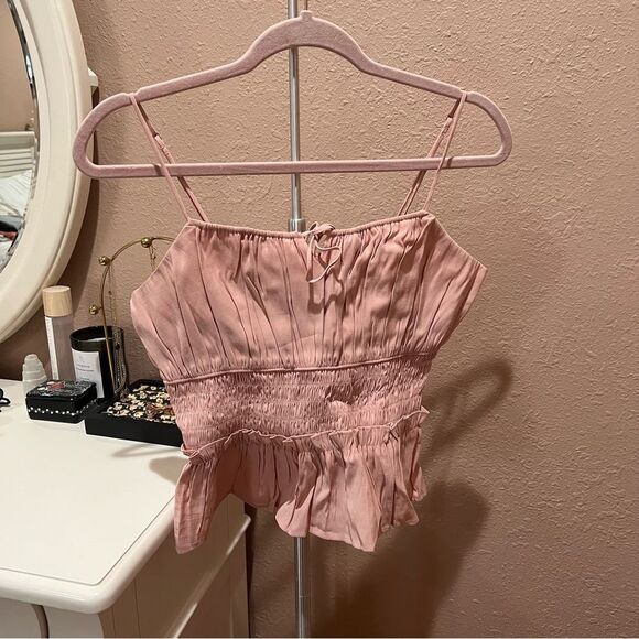 * Express Ruched Tank Top - Picture 1 of 3